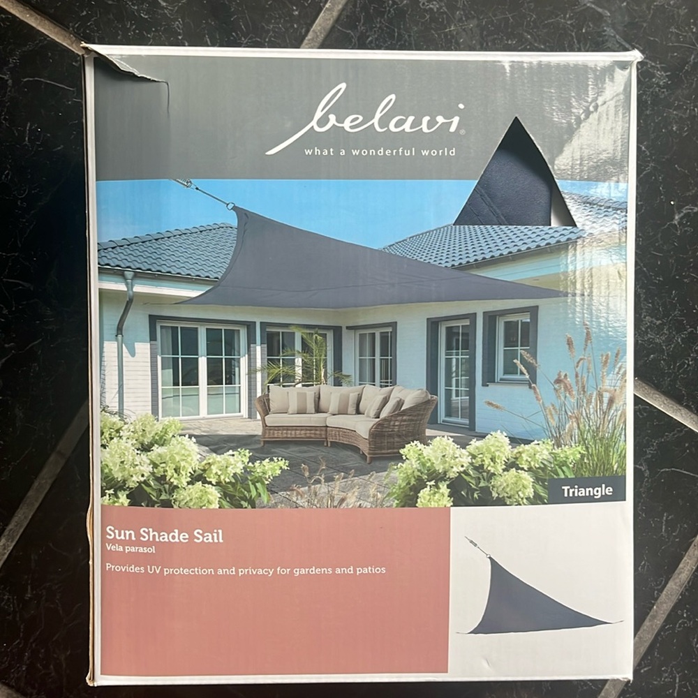 NIB triangle sail shade